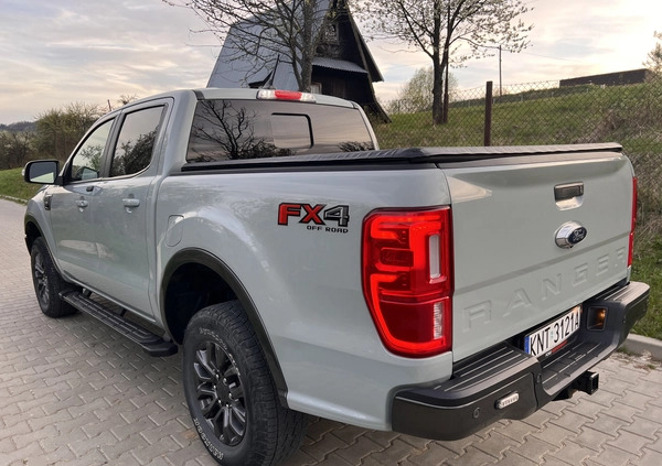Ford Ranger cena 148000 przebieg: 38000, rok produkcji 2020 z Szczawnica małe 121